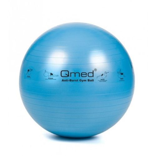 Qmed gimnasztikai labda 75cm(kék)
