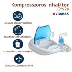 V24 Kompresszoros inhalátor tároló rekesszel