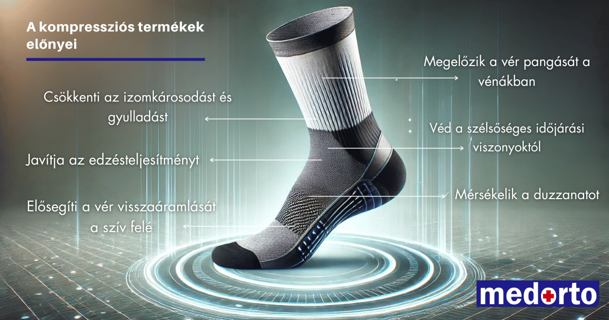 kompressziós termékek előnyei